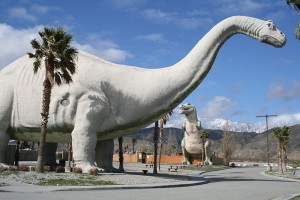Dinosaurs at Tourist Stop